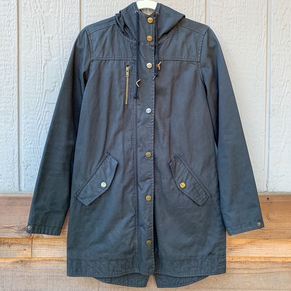 KAVU 100% cotton red flannel lined hooded jacket - Picture 6 of 16